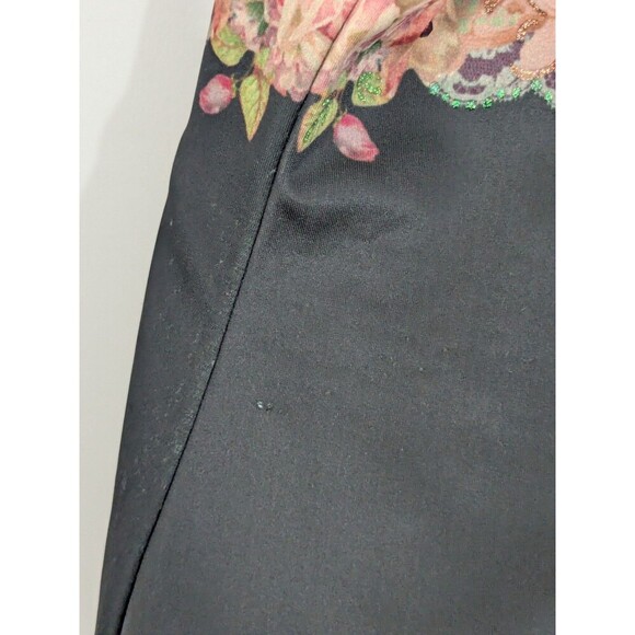 Michal Negrin Floral Cami Top Embellished Jewels Baroque Boho Chic Y2K Rare Sz M - Picture 14 of 15